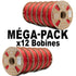 MEGA PACK - PLA HYPER YUMI ROUGE PERE NOEL 1Kg x 12