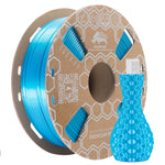 Filament PLA Premium Silk BLEU PAON - 1kg / 1.75mm