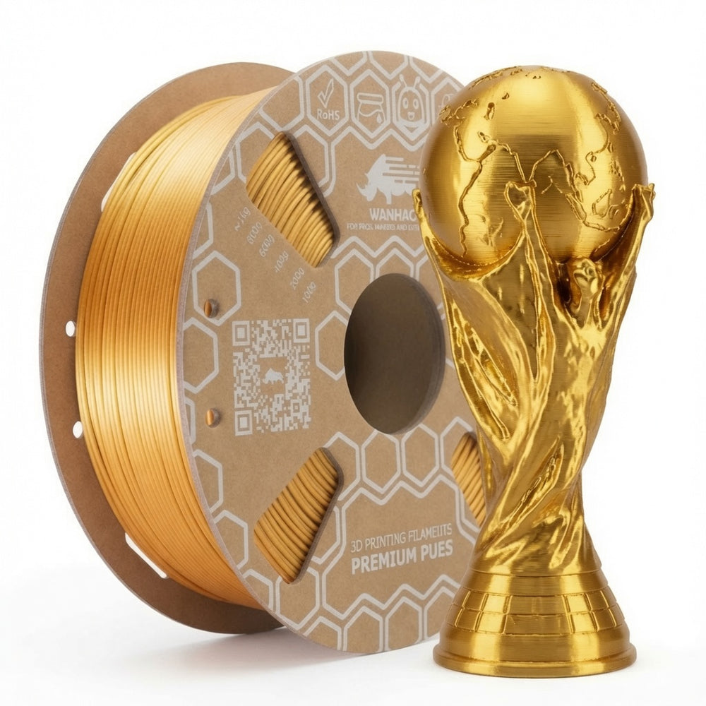 PLA HYPER YUMI SILK COUPE DU MONDE OR Champagne 1Kg Jaune 1kg Bobine Carton Silk