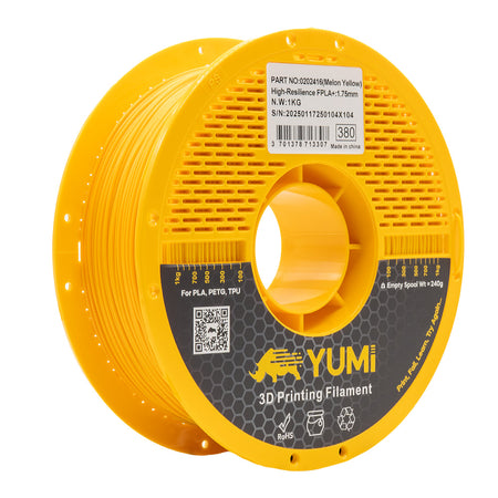 FPLA+ HR Yumi Haute Résilience 1kg Jaune Melon Yumi Flexible Haute Résilience Plastique