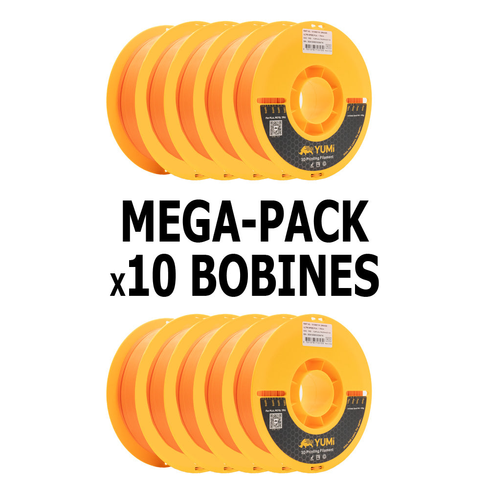 MEGA PACK - PLA+ Ultra Speed YUMI Orange 1 Kg