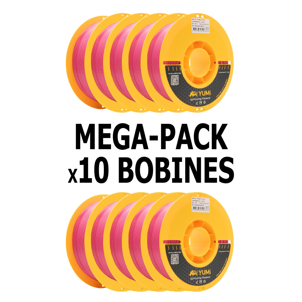 MEGA PACK - PLA+ Ultra Speed YUMI Rose 1 Kg x10