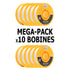 MEGA PACK - PLA+ Ultra Speed YUMI Blanc Neige 1 Kg x10