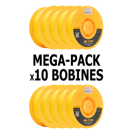 MEGA PACK - PLA+ Ultra Speed YUMI Jaune 1 Kg