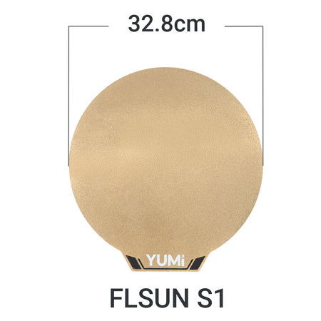FLSUN : Plateau d'impression YUMI PEI / PET carbon pour SuperRacer, V400, T1 et S1 S1 Plateau PEI PET Carbon
