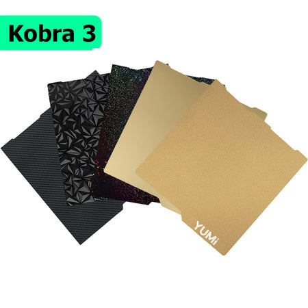 Plateau Yumi Flexible Double Face pour Anycubic Kobra 3 (Différents variants)