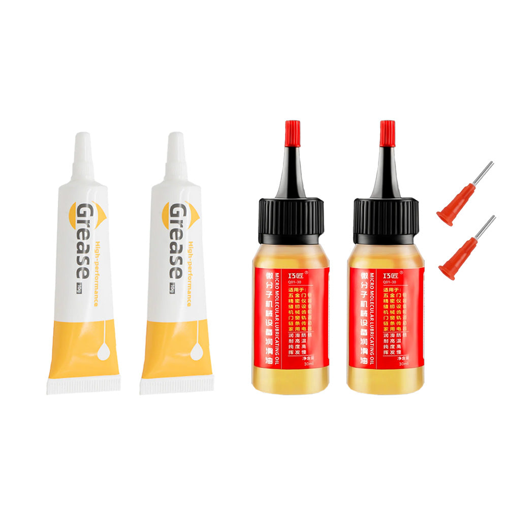 Flacon d'huile 30ml et Tube Graisse de Maintenance 10g Pack Huile+Graisse x2