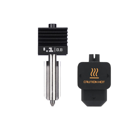 Hotend renforcé Yuzu P2S / H2D / A1 / A1 Mini en acier trempé 0.8mm