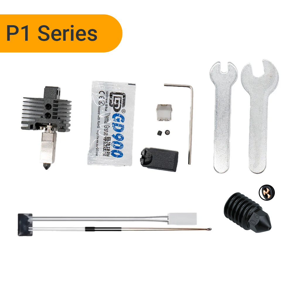 PACK Hotend renforcé Yuzu pour Bambu Lab P1P, P1S et X1 FULL HOTEND P1