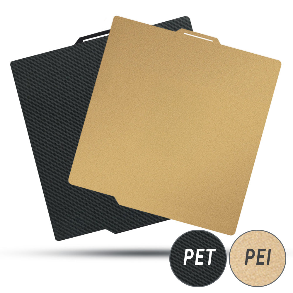 Plateau Yuzu Flexible Double Face pour Bambu Lab P1P, P1S, A1 (Différents variants) PEI texturé PET carbon