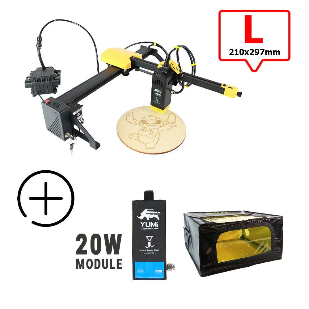 YUMI L-A4 Laser zum Gravieren und Schneiden