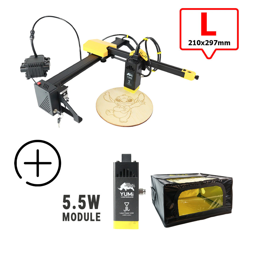 YUMI L-A4 Laser zum Gravieren und Schneiden