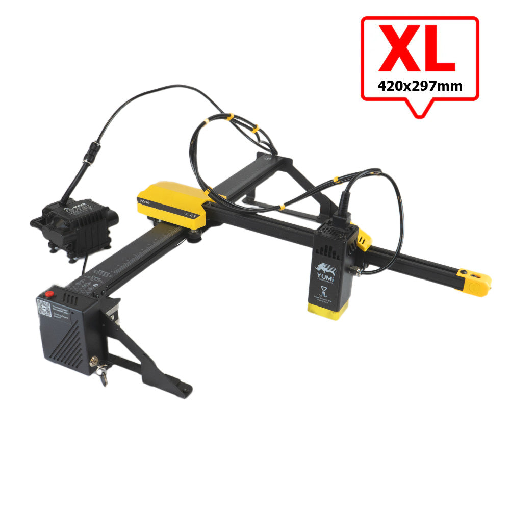 YUMI L-A4 Laser pour gravure et découpe L-A3 (420x297mm) 2.5 Watts Aucun