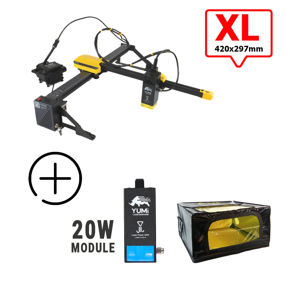 YUMI L-A4 Laser zum Gravieren und Schneiden