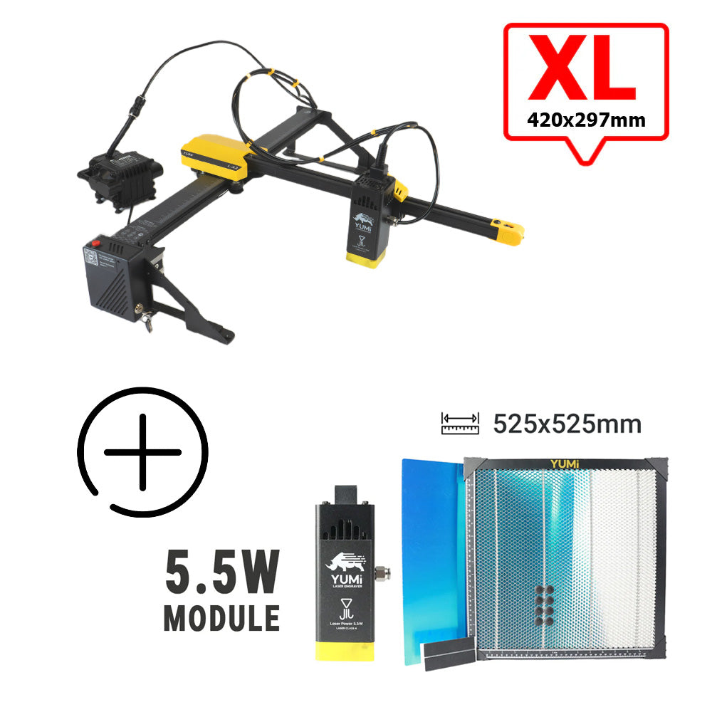 YUMI L-A4 Laser zum Gravieren und Schneiden