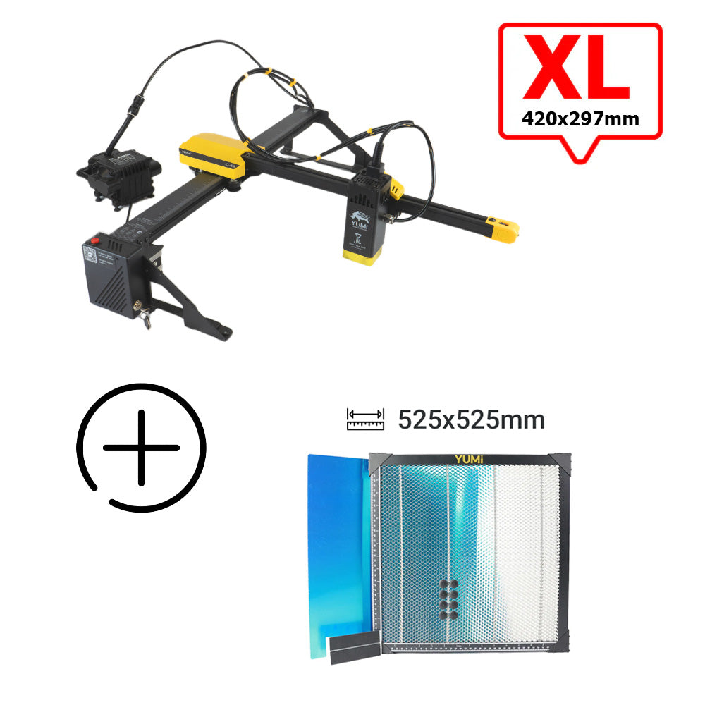 YUMI L-A4 Laser zum Gravieren und Schneiden