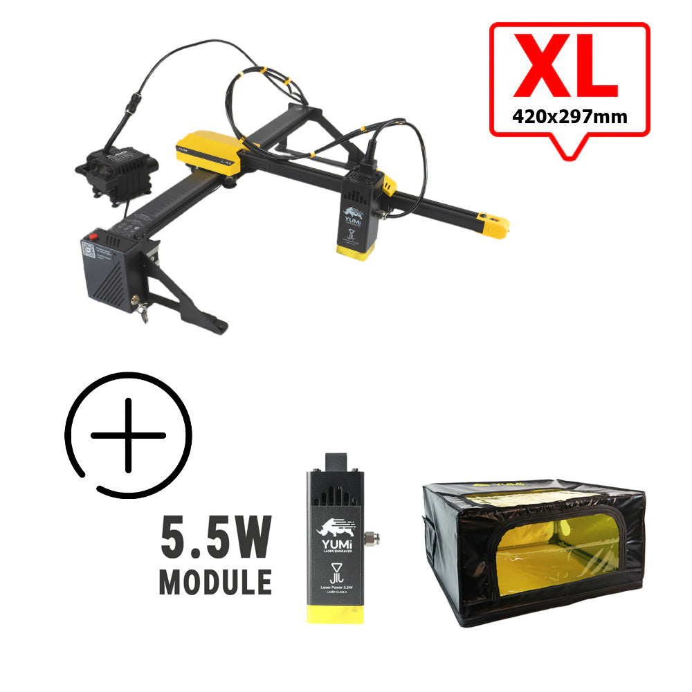 YUMI L-A4 Laser zum Gravieren und Schneiden