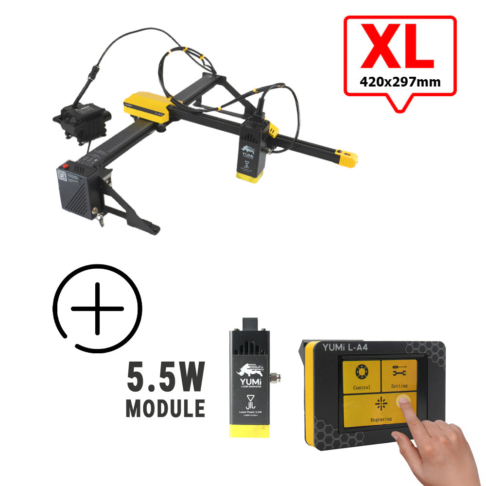 YUMI L-A4 Laser zum Gravieren und Schneiden