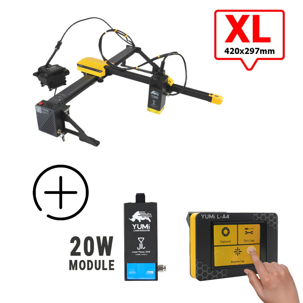 YUMI L-A4 Laser zum Gravieren und Schneiden