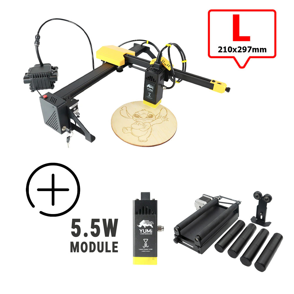 YUMI L-A4 Laser zum Gravieren und Schneiden