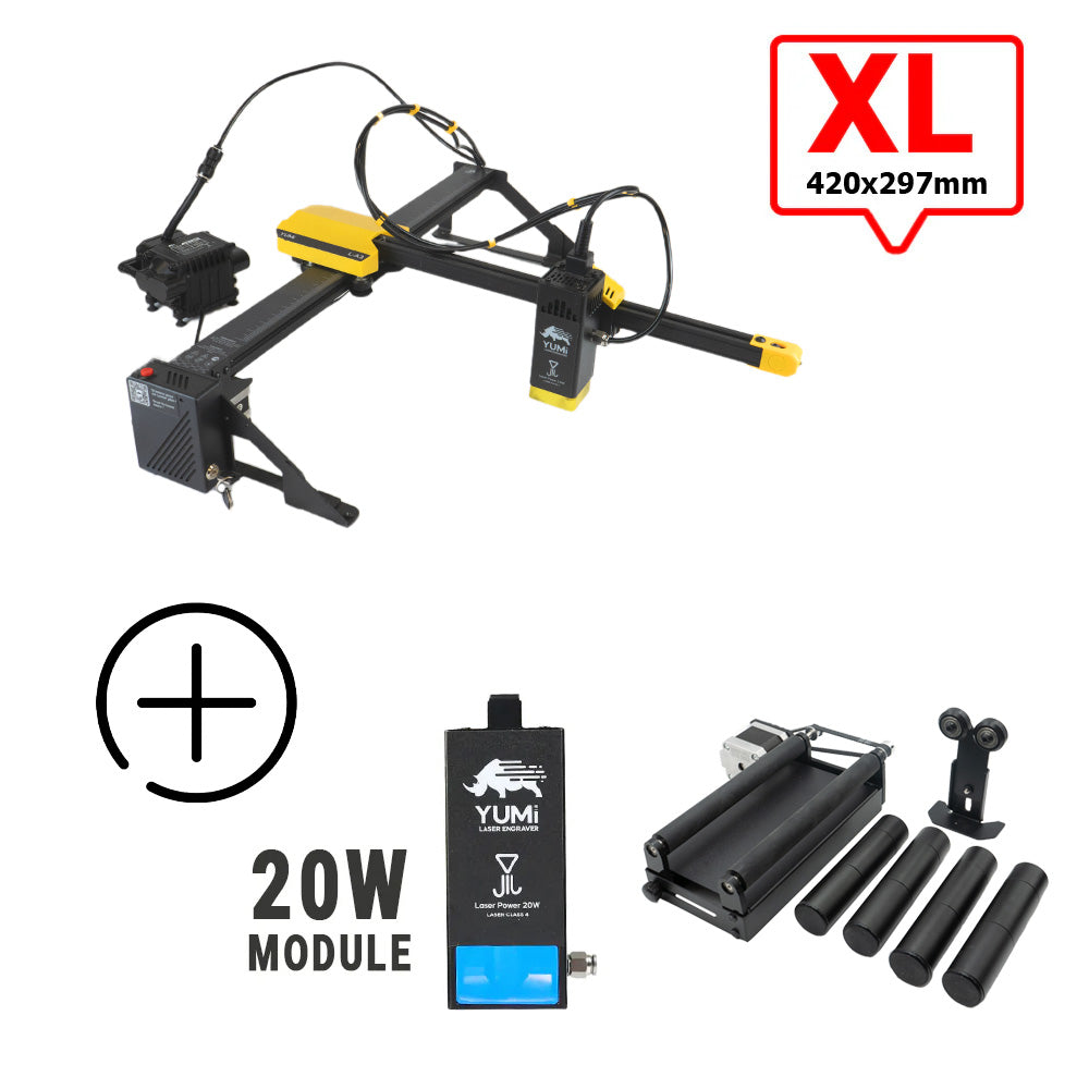 YUMI L-A4 Laser zum Gravieren und Schneiden