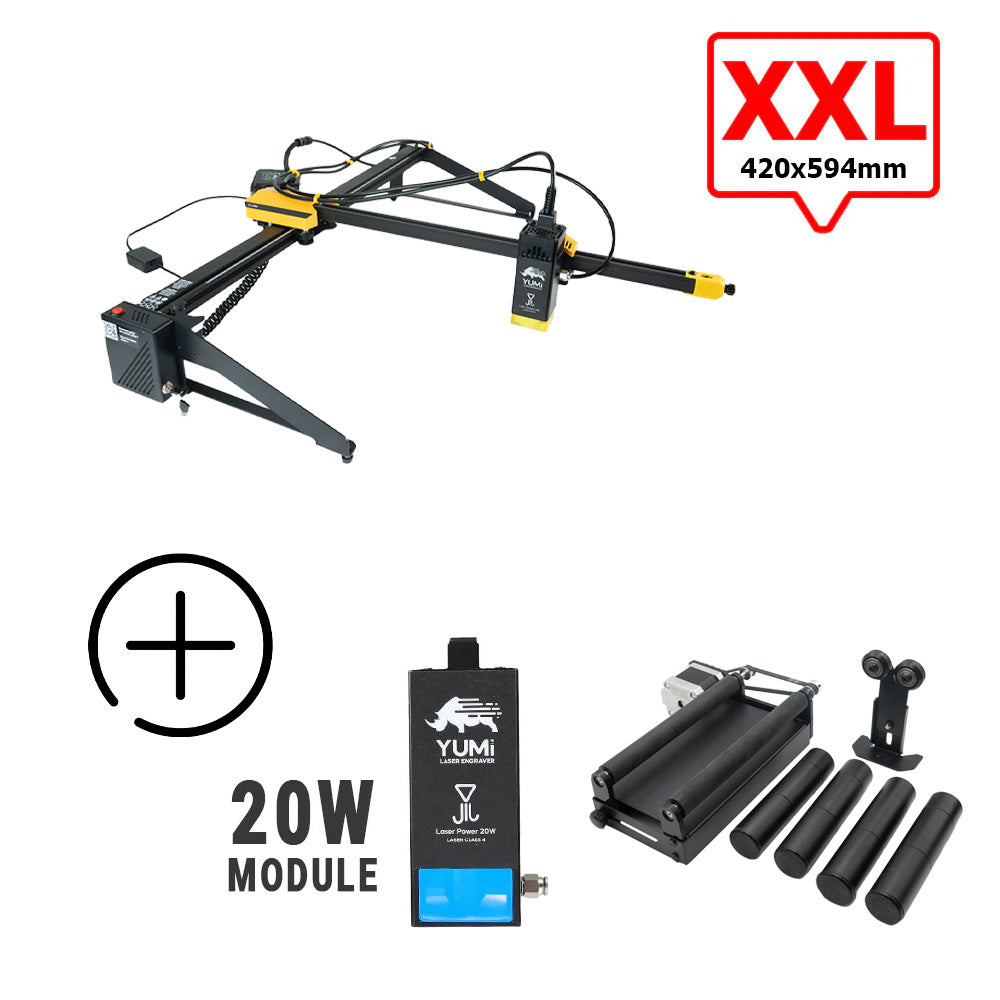 YUMI L-A4 Laser zum Gravieren und Schneiden