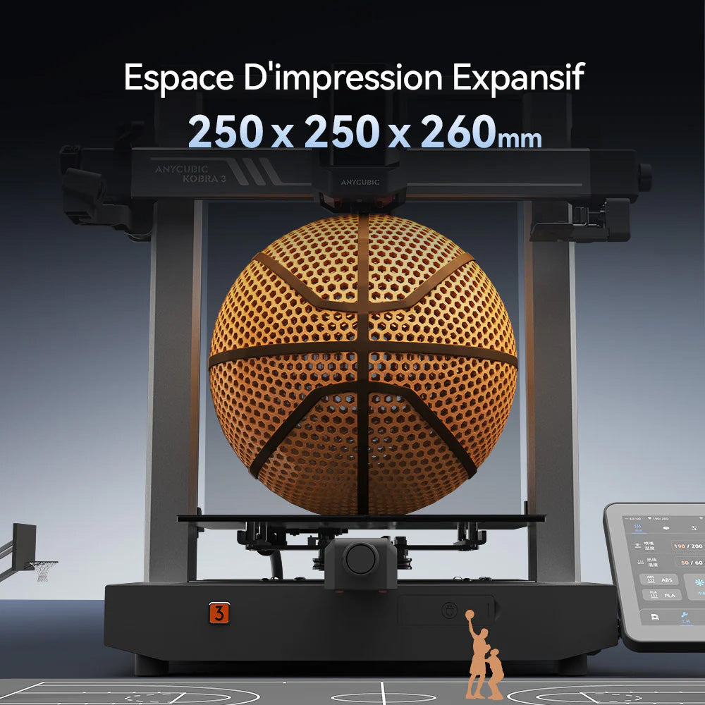 ANYCUBIC KOBRA 3 V2 Combo Imprimante 3D Multi Couleurs