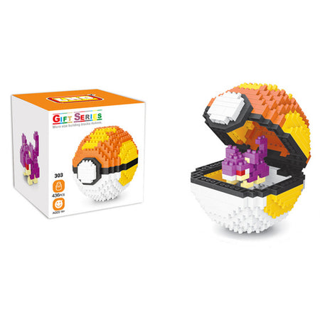 POKEBALL RATTATA NANOBLOCKS