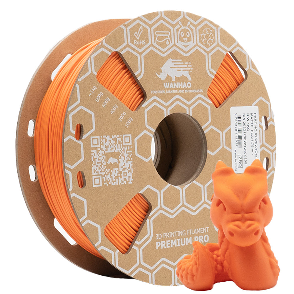 PLA HYPER YUMI MATTE ORANGE 500g / 1Kg